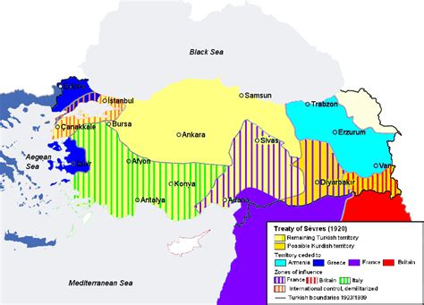 Territorial Partition of the Ottoman Empire,... - Maps on the Web