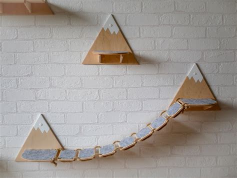 Cat Wall Bridge With Mountain Design Cat Wall Furniture - Etsy