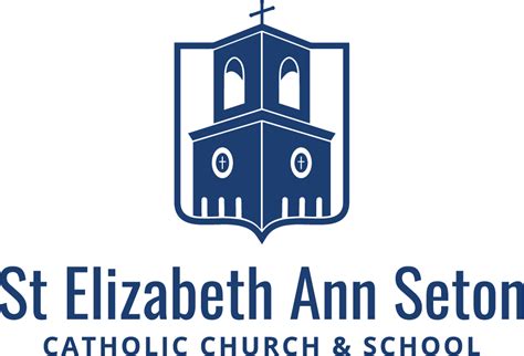 Looking for the fonts in this logo for St. Elizabeth Ann Seton Catholic Church & School - Font ...