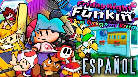 GF es transformada en ORIGAMI | VS Paper Mario: The Origami King ESPAÑOL [FULL WEEK 1,2,3] | FNF ...