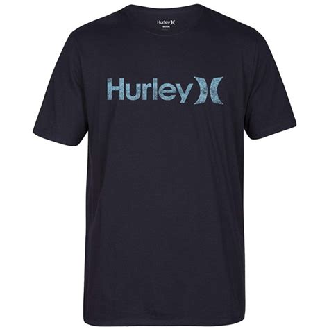 Hurley - Hurley Blue Mens Large Logo Graphic Tee Cotton T-Shirt - Walmart.com - Walmart.com