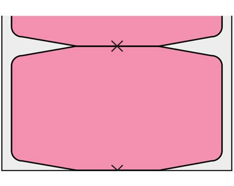 MSL-X-11 Thermal Patient Charge Labels - Piggyback