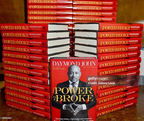 General view of books on display at Daymond John book signing of "The ...