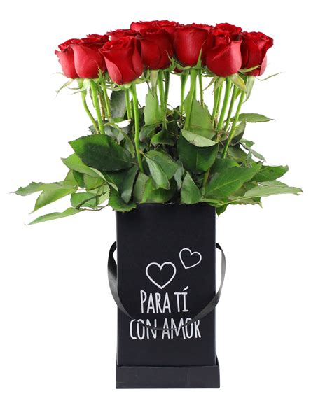 Rosas Rojas con Amor, Florería Detalles y Caprichos