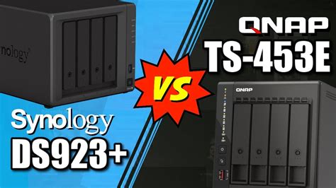 Synology DS923+ vs QNAP TS-453E NAS Drive Comparison - YouTube