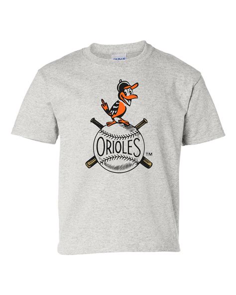 Baltimore Orioles Vintage Logo T Shirt | Vintage Baseball T Shirts