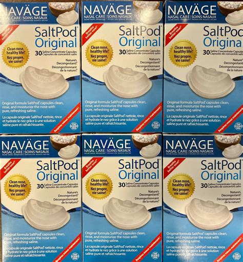 180 Factory Fresh Navage Salt Pods Use in the Navage Nasal System ...