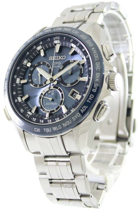 Seiko Astron GPS Solar Titanium Atomic SSE005J1 SSE005J Mens Watch