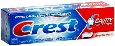 Crest Toothpaste Regular 0.85 oz (Pack of 3) - Walmart.com