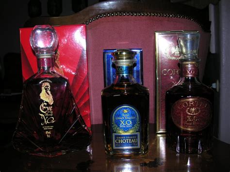 Eve XO Brandy, Cortel XO Brandy & Choteau XO Brandy - 3 decanters in original case - Catawiki