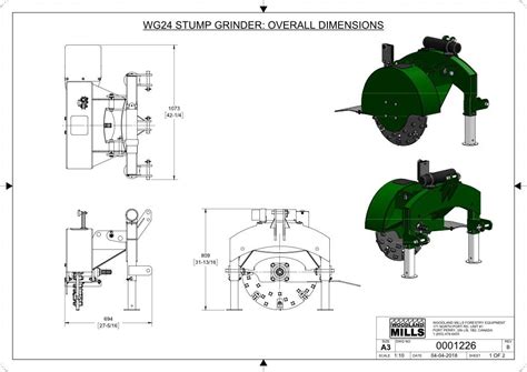 Woodland Mills WG24 STUMP GRINDER