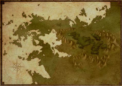 Fantasy Blank Map Free Stock Photo - Public Domain Pictures