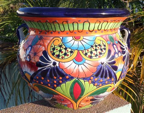 large mexican pottery urns - These aren't just for planting! Store items you don't want seen in ...