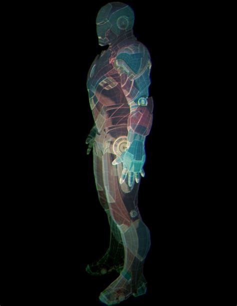 IRON MAN II "Hologram Armor Suit Development" by Jose Ortiz, via Behance | Iron man, Suit of ...