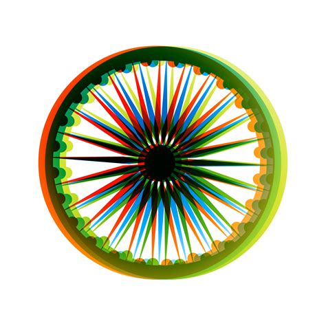 indian flag wheel 219282 Vector Art at Vecteezy