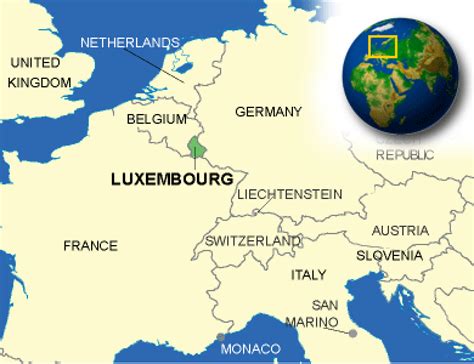 Map of Luxembourg. | - CountryReports