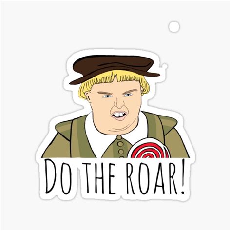 "Do the roar kid" Sticker for Sale by froggyleggs | Redbubble