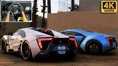 Lykan Hypersport Realistic Convoy Driving| Forza Horizon 5 | Logitech G923 Steering Wheel ...