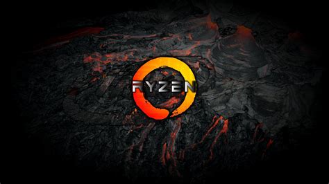 Download Logo AMD Technology AMD Ryzen 4k Ultra HD Wallpaper