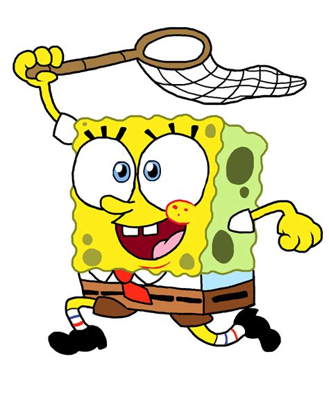 Spongebob jellyfishing (Transparent PNG) by SodiiumArt on DeviantArt