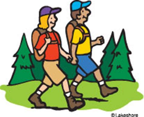 Walking hiking clip art at vector clip art - Clipartix