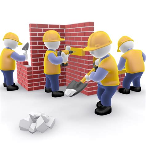 construction team cartoon 3d model | Segurança no trabalho, Missão ...