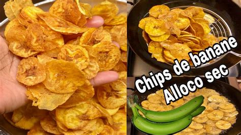 Chips de banane plantain verte - YouTube