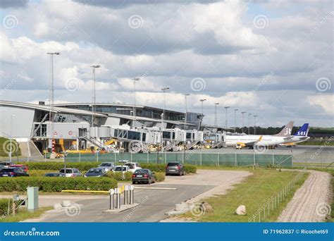 Billund airport in Denmark editorial photography. Image of europe ...