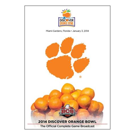 Clemson Tigers 2014 Orange Bowl Champions Game DVD | Clemson Official Store