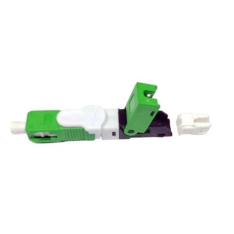 Sc APC Fiber Optic Fast Installation Connector Quick Connect Electrical Connectors - China LC ...