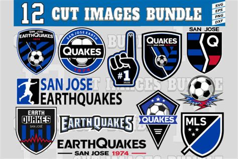 12 Styles MLS San Jose Earthquakes Svg, San Jose Earthquakes Svg, San ...