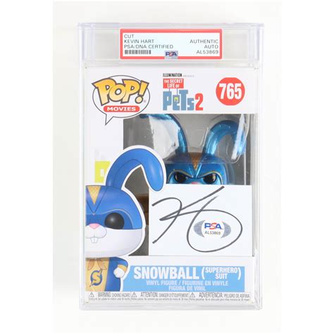 Kevin Hart Signed "The Secret Life of Pets 2" #765 Snowball (Superhero Suit) Funko Pop! Vinyl ...