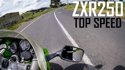 Kawasaki ZXR250 Top Speed - YouTube