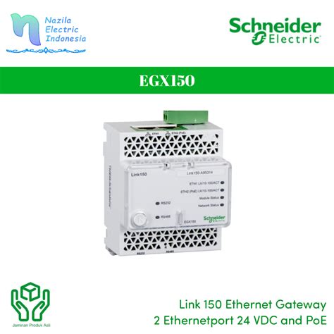 Jual Schneider EGX150 EGX Link-150 ethernet Gateway 2 Port 24VDC Original | Shopee Indonesia