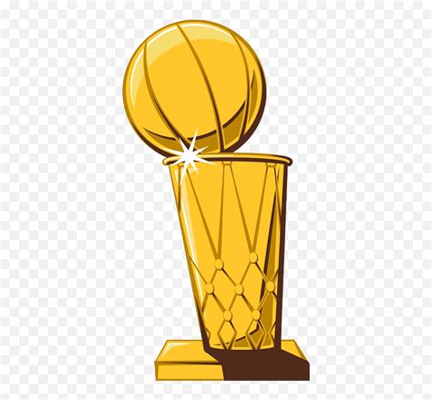 Nba Finals Trophy Clipart - Vector Larry O Brien Trophy Emoji,Nba ...