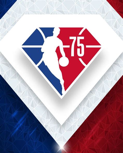 NBA's 75th Anniversary Logo 💎 | Nba, Anniversary logo, 75th anniversary