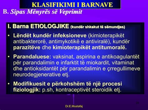 Emertimi dhe Klasifikimi i Barnave