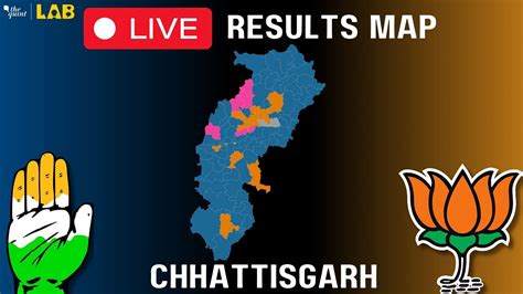 Chhattisgarh Elections 2023 Live Leads/Results Map: Who’s Ahead ...