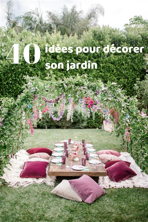 Déco Garden party : 40 idées pour décorer son jardin | Décoration jardin anniversaire, Garden ...