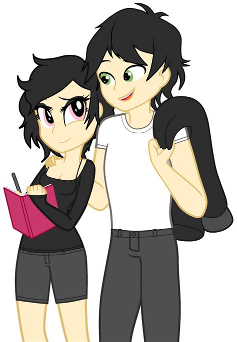 Leyley and Andy by TheDarkAetherEQG on DeviantArt