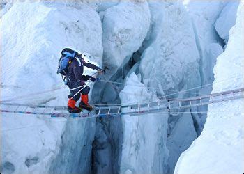 Khumbu Icefall - Mt. Everest - nice ladders | Everest, Rock climbing ...