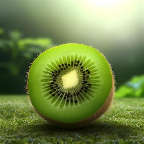 Premium AI Image | kiwi slice