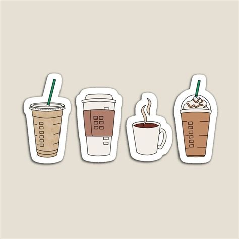 Coffee Lovers Sticker Pack Magnet by Jamie Maher | Pegatinas bonitas ...