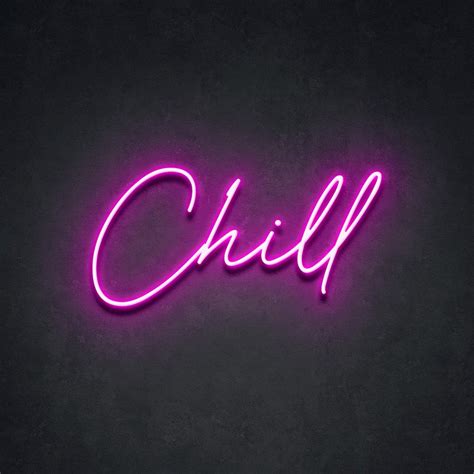 'Chill' Neon Sign – Neon Beach | Neon signs, Cool neon signs, Neon aesthetic
