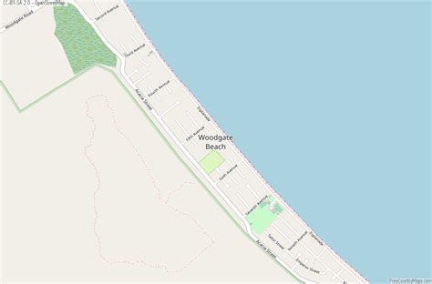 Woodgate Beach Map Australia Latitude & Longitude: Free Maps