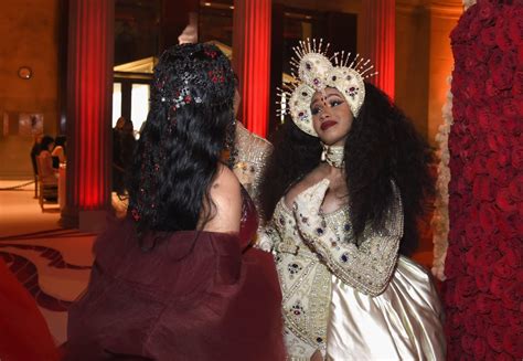 Cardi B and Nicki Minaj at the 2018 Met Gala | POPSUGAR Celebrity Photo 2