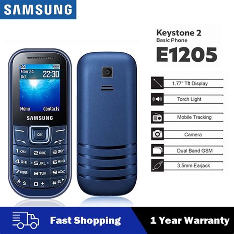 Samsung keypad Phone E1205 basic Phone Dual Sim Mobile Phone COD ...