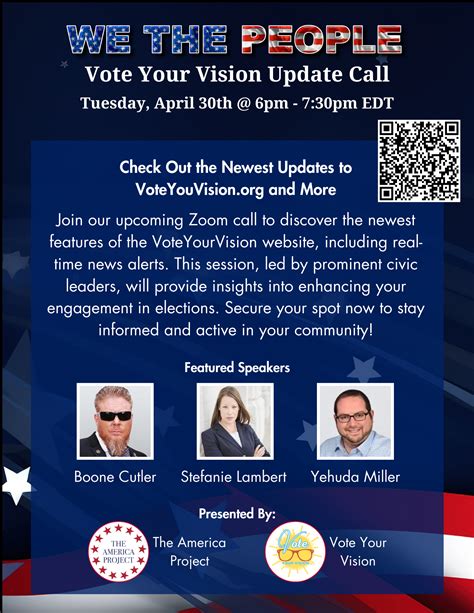 We The People Zoom Call – VoteYourVision News w/ Special Guests April ...