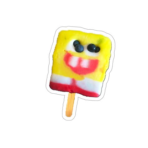 Spongebob Ice Cream Sticker Popscicle Meme Sticker Funny | atelier-yuwa.ciao.jp