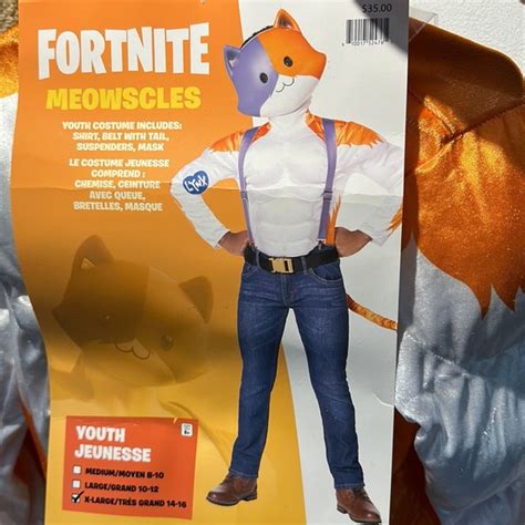 Costumes | Youth Fortnite Meowscles Costume | Poshmark